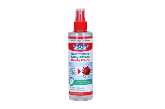 SOS Desinfektionsspray Intense Hand & Fläche, 250 ml - Fluxo
