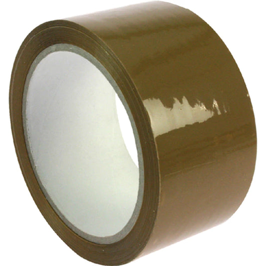 Packband braun 50m x 48mm – Starkes Klebeband - Fluxo