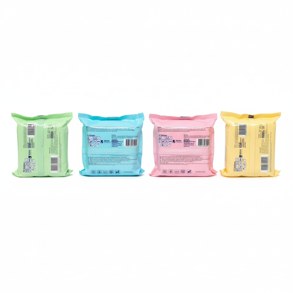 Elina Feuchttücher mit Blumenduft – 15er Pack - Fluxo